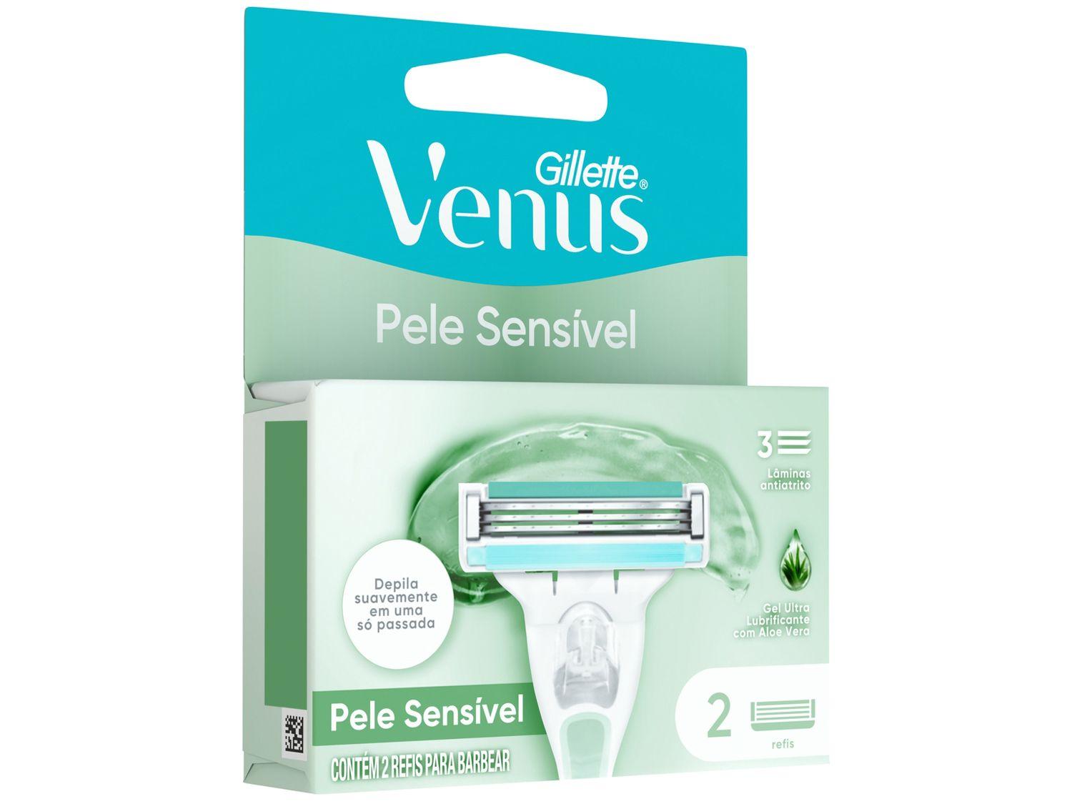 Carga para Aparelho de Depilação Gillette Venus Pele Sensível 2 Unidades