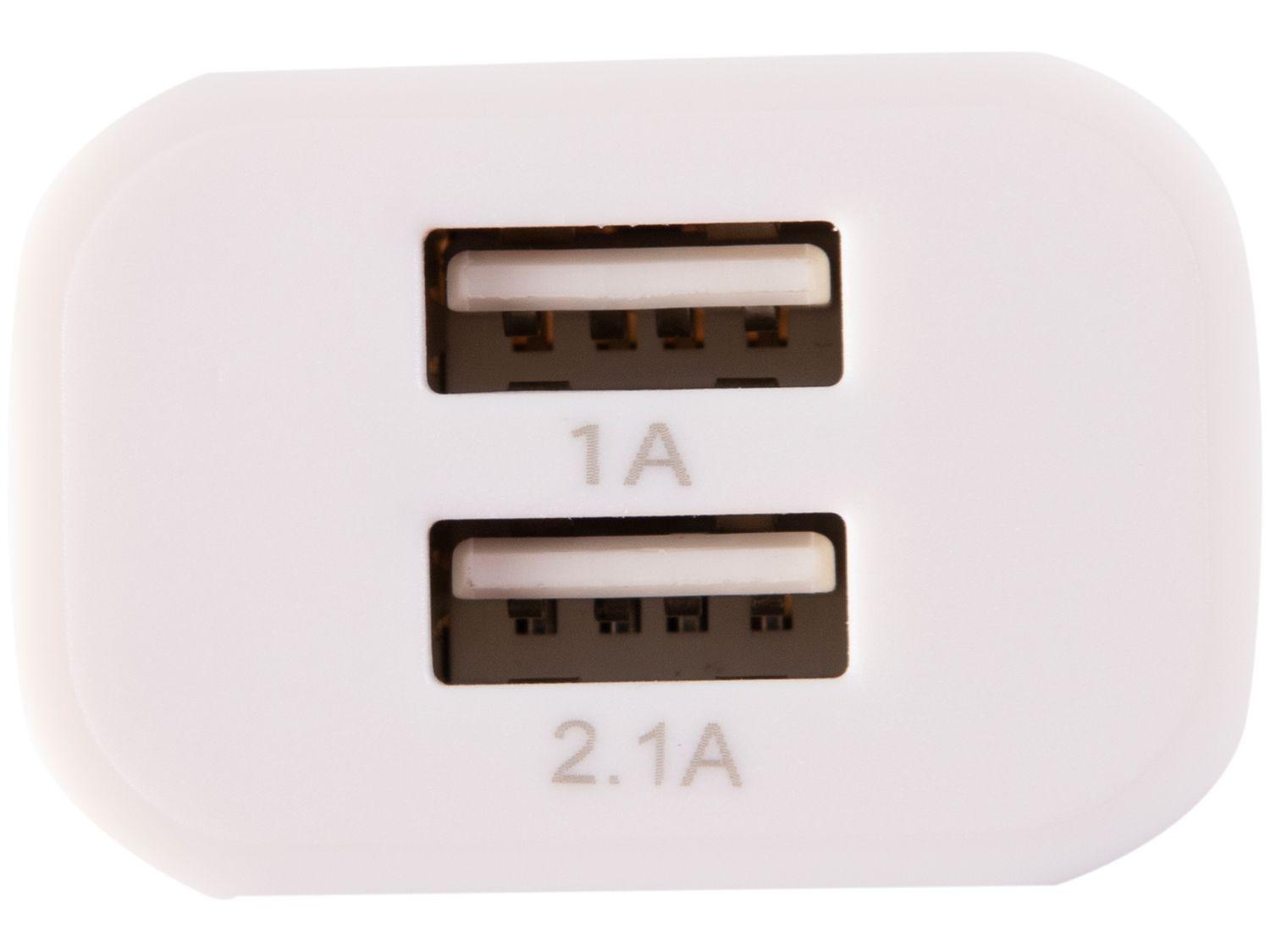 Carregador de Tomada Universal 2 Entradas USB Geonav Essential