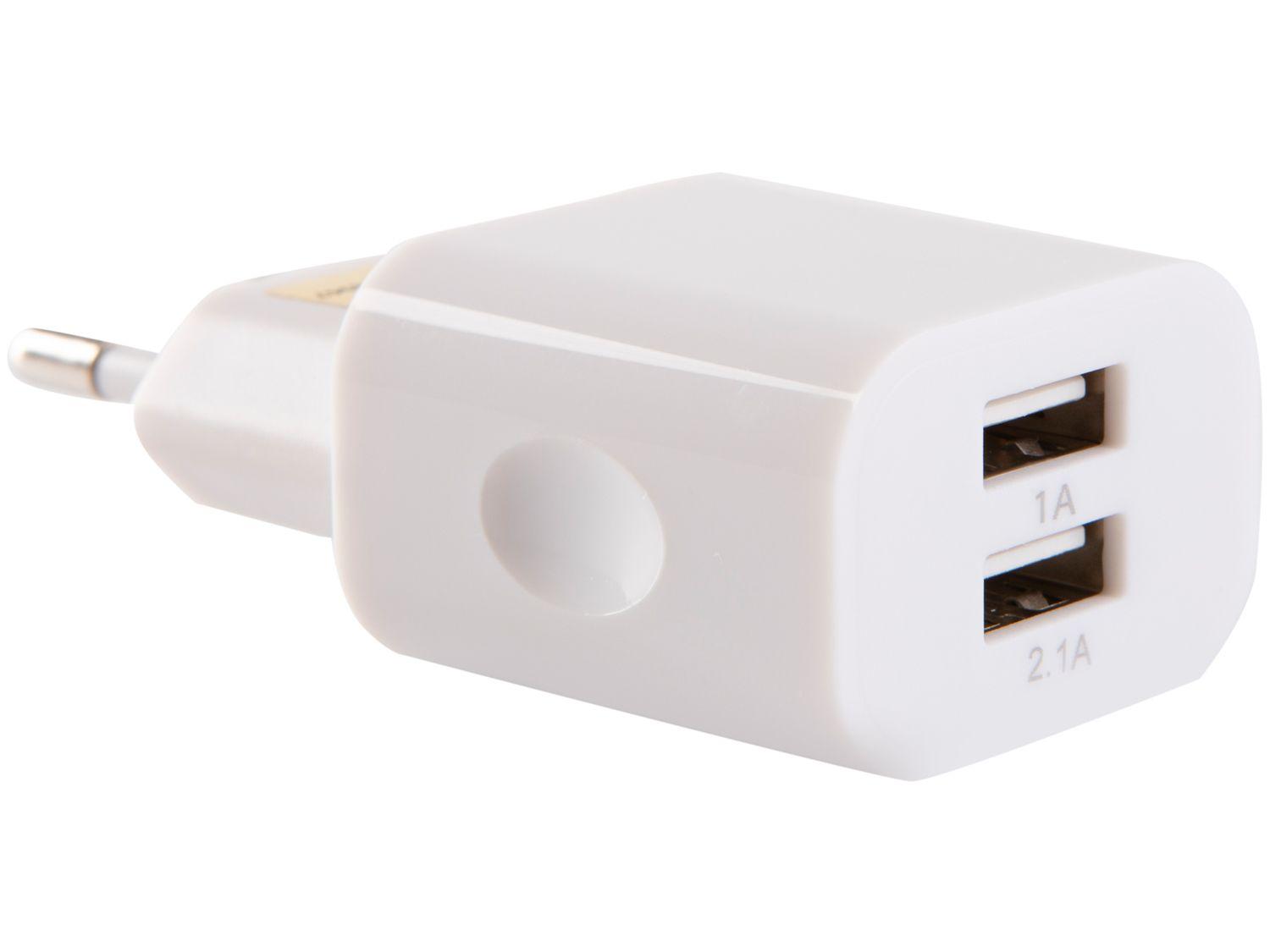 Carregador de Tomada Universal 2 Entradas USB Geonav Essential