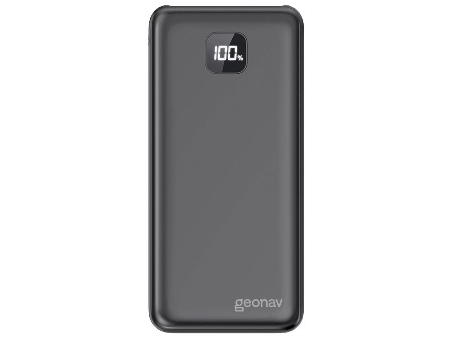 Carregador Portátil 10.000mAh Geonav TurboSlim Charge