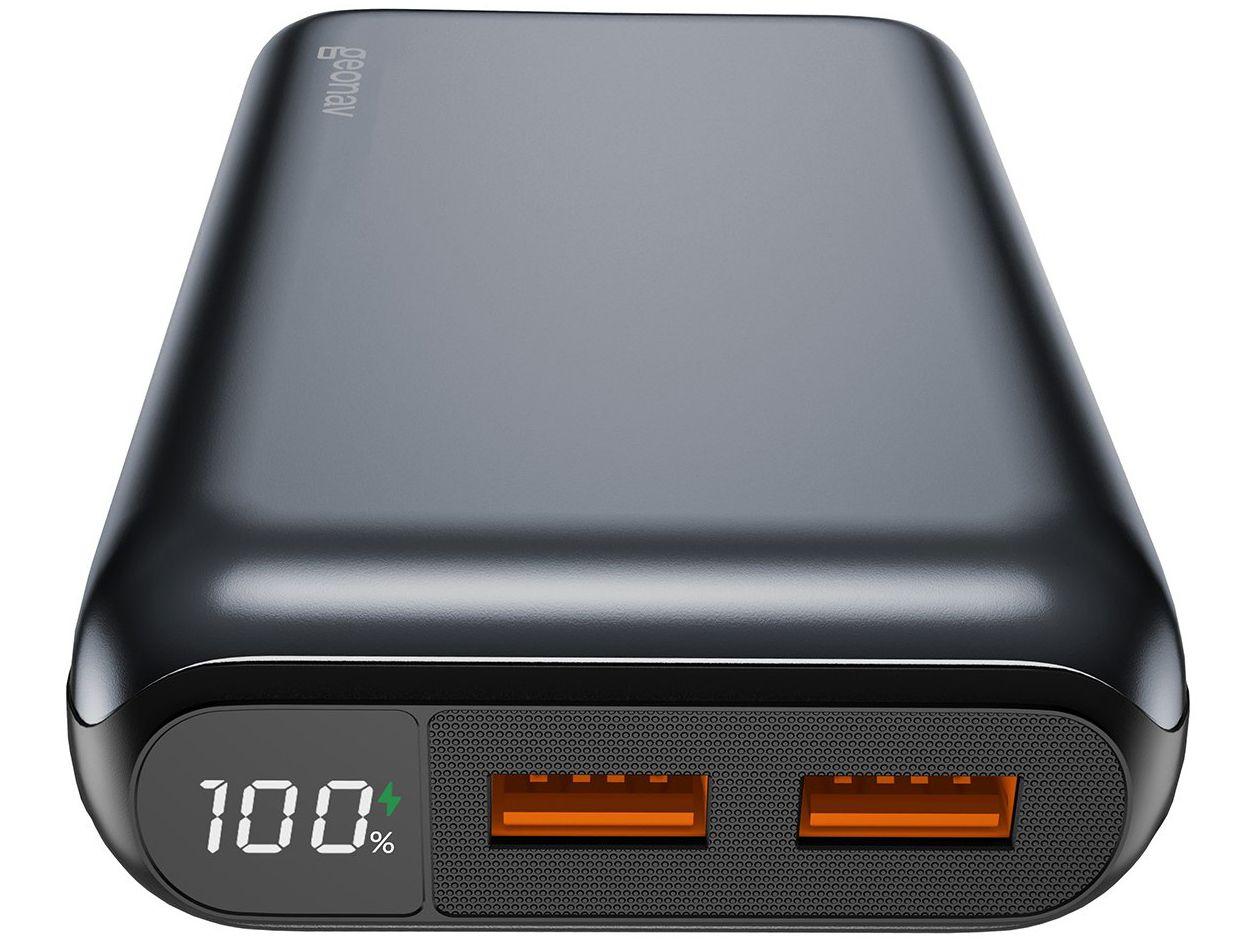 Carregador Portátil/Power Bank Geonav 20.000 mAh com 1 Cabo USB-C PB20K20WSG