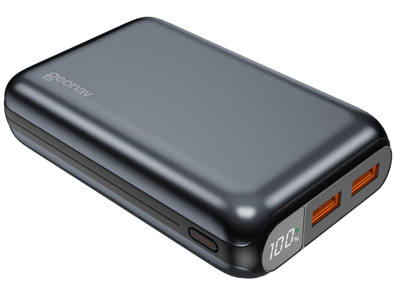 Carregador Portátil/Power Bank Geonav 20.000 mAh com 1 Cabo USB-C PB20K20WSG
