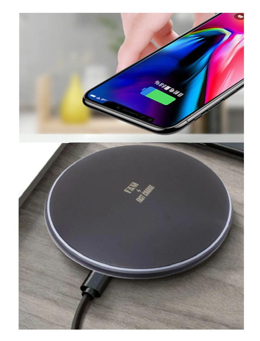 Carregador S/ Fio Indução Compativel Iphone X XR XS 11 12 Marca - Fan -  DACAR - Carregador por Indução - Magazine Luiza