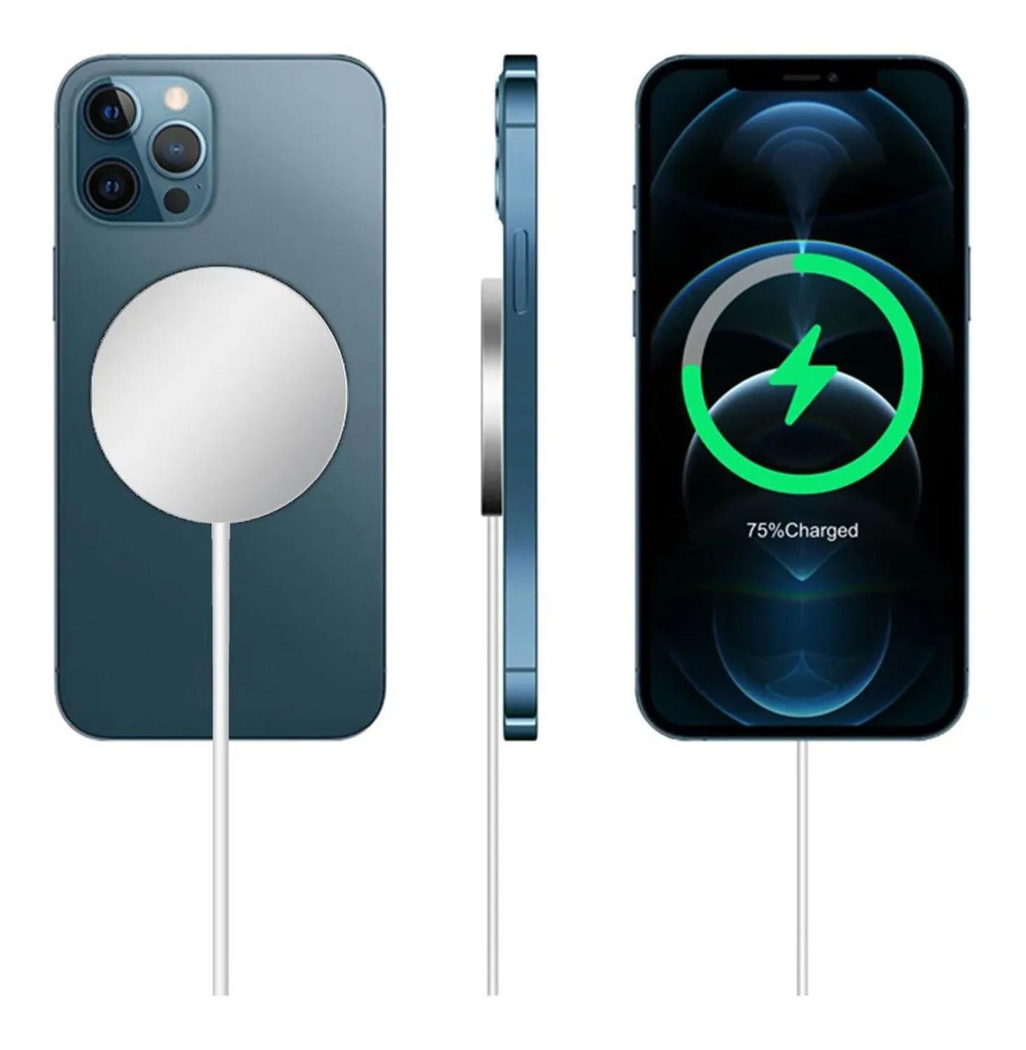 CARREGADOR SEM FIO iPHONE 11 iPHONE 12 iPHONE 13 iPHONE X XR XS - By JC  CUSTOM - Carregador de Celular - Magazine Luiza