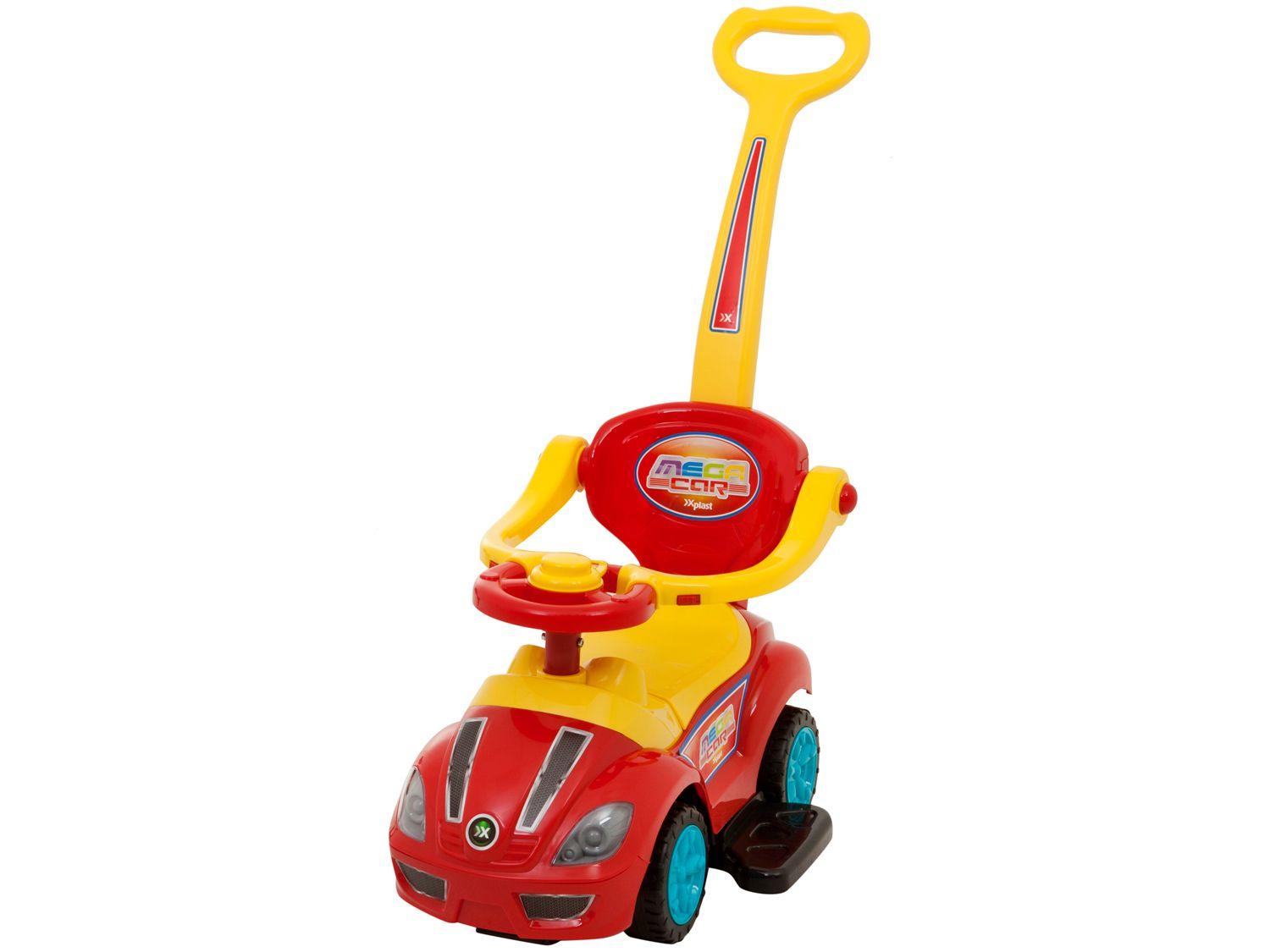 Carrinho Andador Mega Car com Empurrador