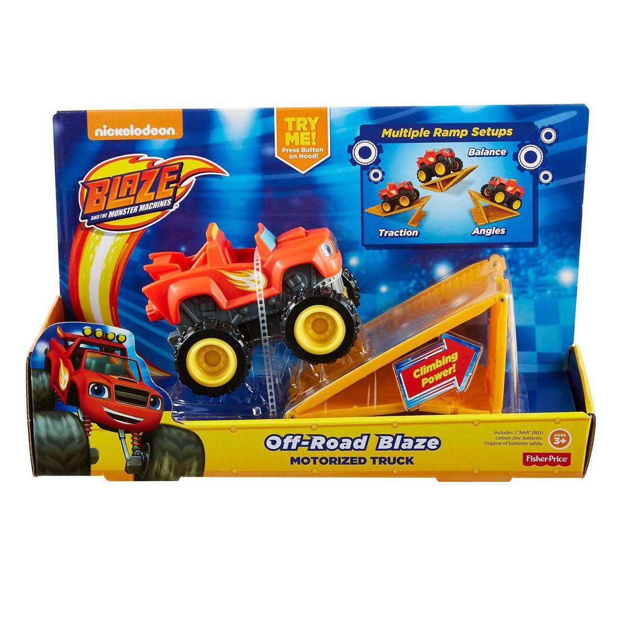 Carrinho Blaze Machines Caminhão Motorizado Blaze Mattel - Carrinho de ...