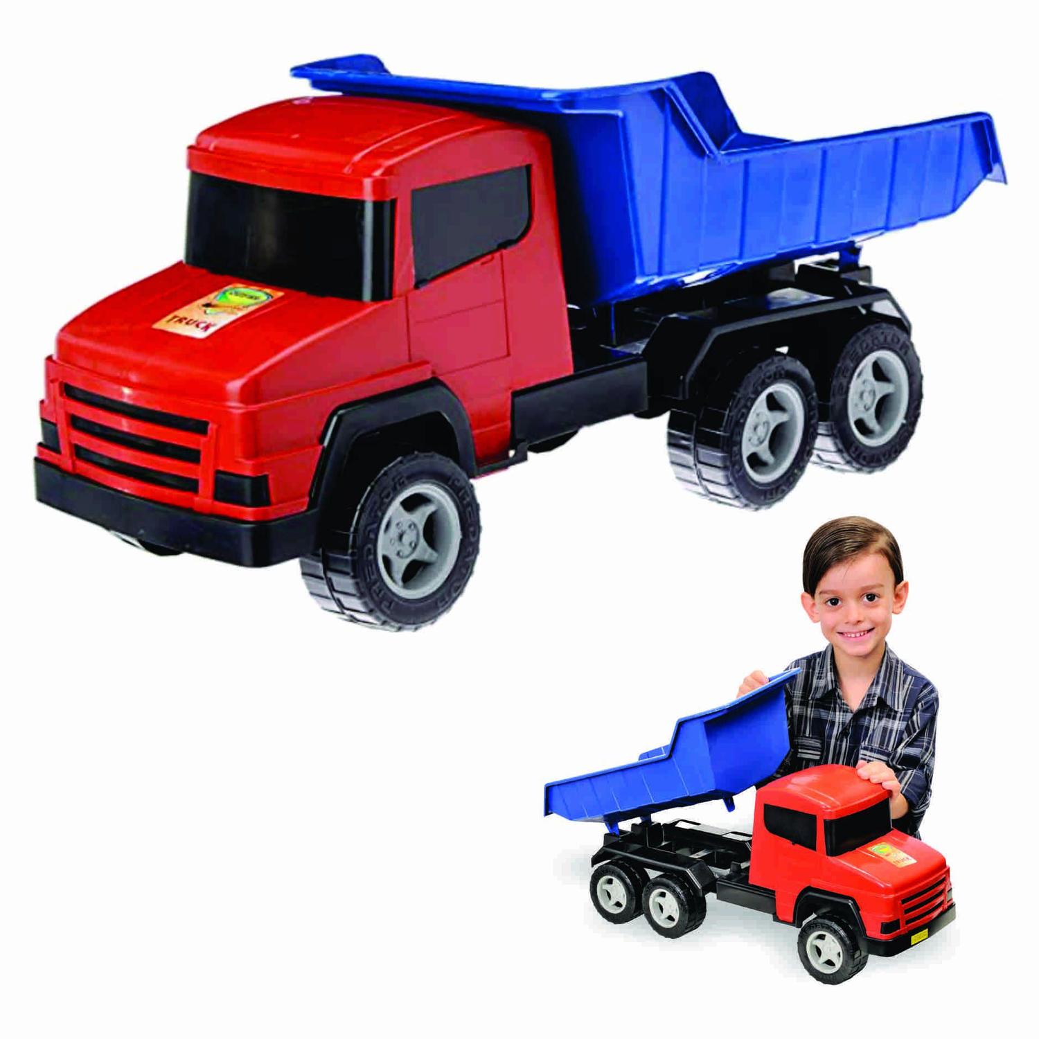 Brinquedo Grande Caminhão Carrinho Reforçado Caçamba Infanti