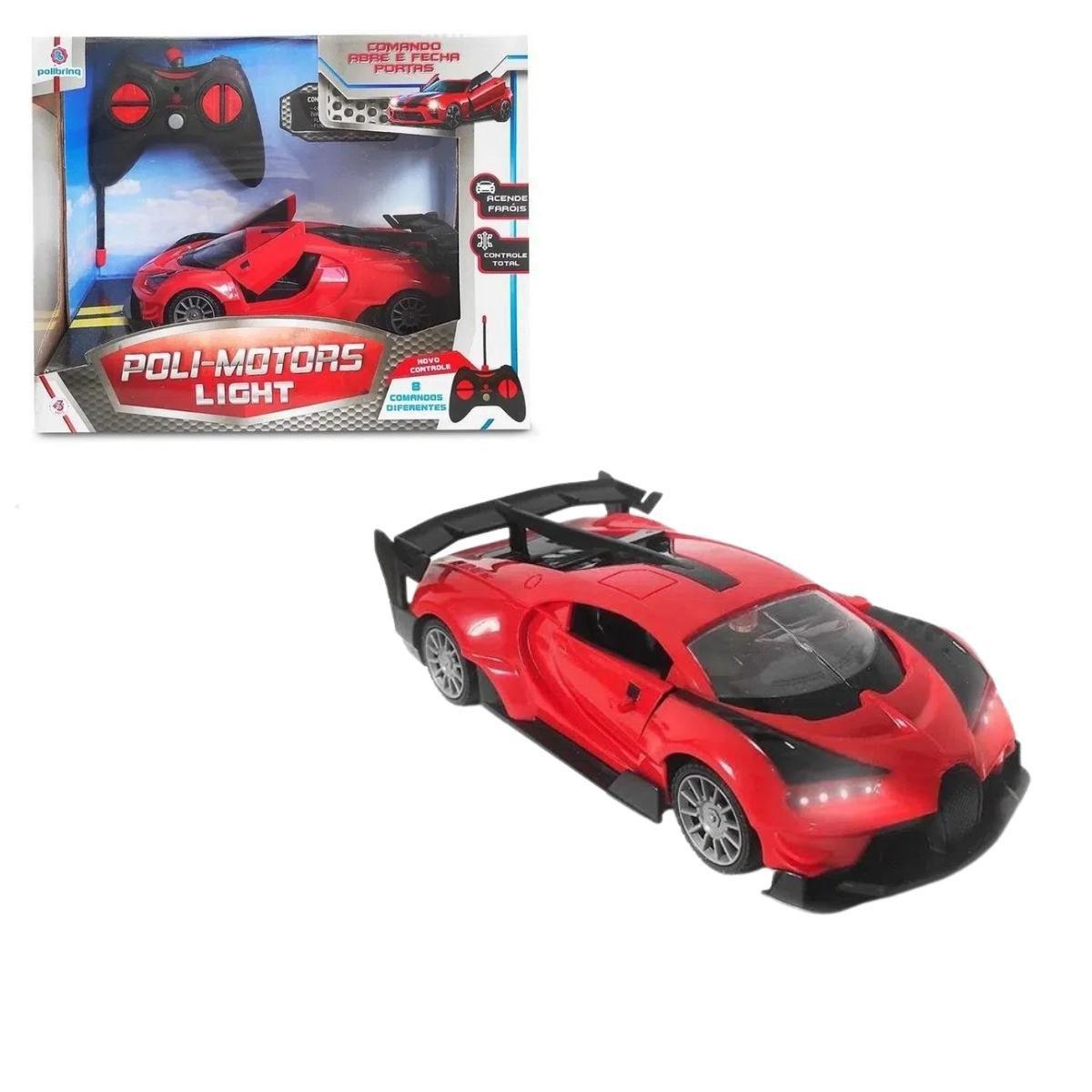 Carrinho Controle Remoto Corrida Racer Carro 4 Comandos