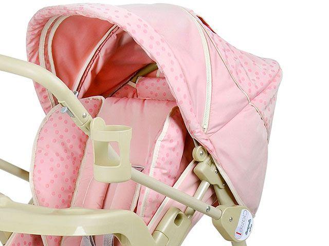 Carrinho De Bebe Classe 1 Rosa E Creme Para Criancas Ate 15 Kg Burigotto Passeio Do Bebe Magazine Luiza