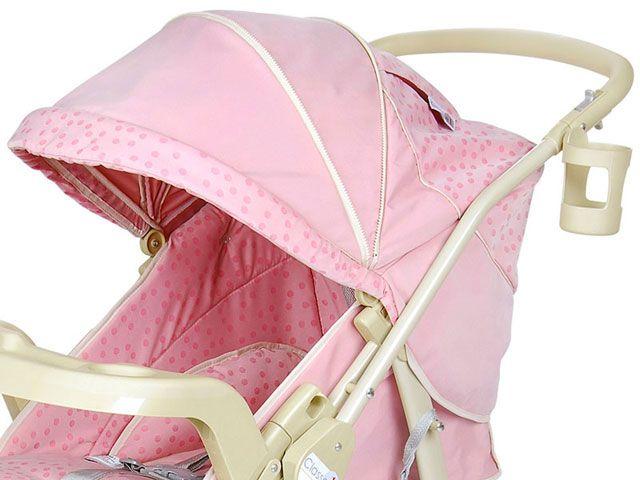 Carrinho De Bebe Classe 1 Rosa E Creme Para Criancas Ate 15 Kg Burigotto Passeio Do Bebe Magazine Luiza
