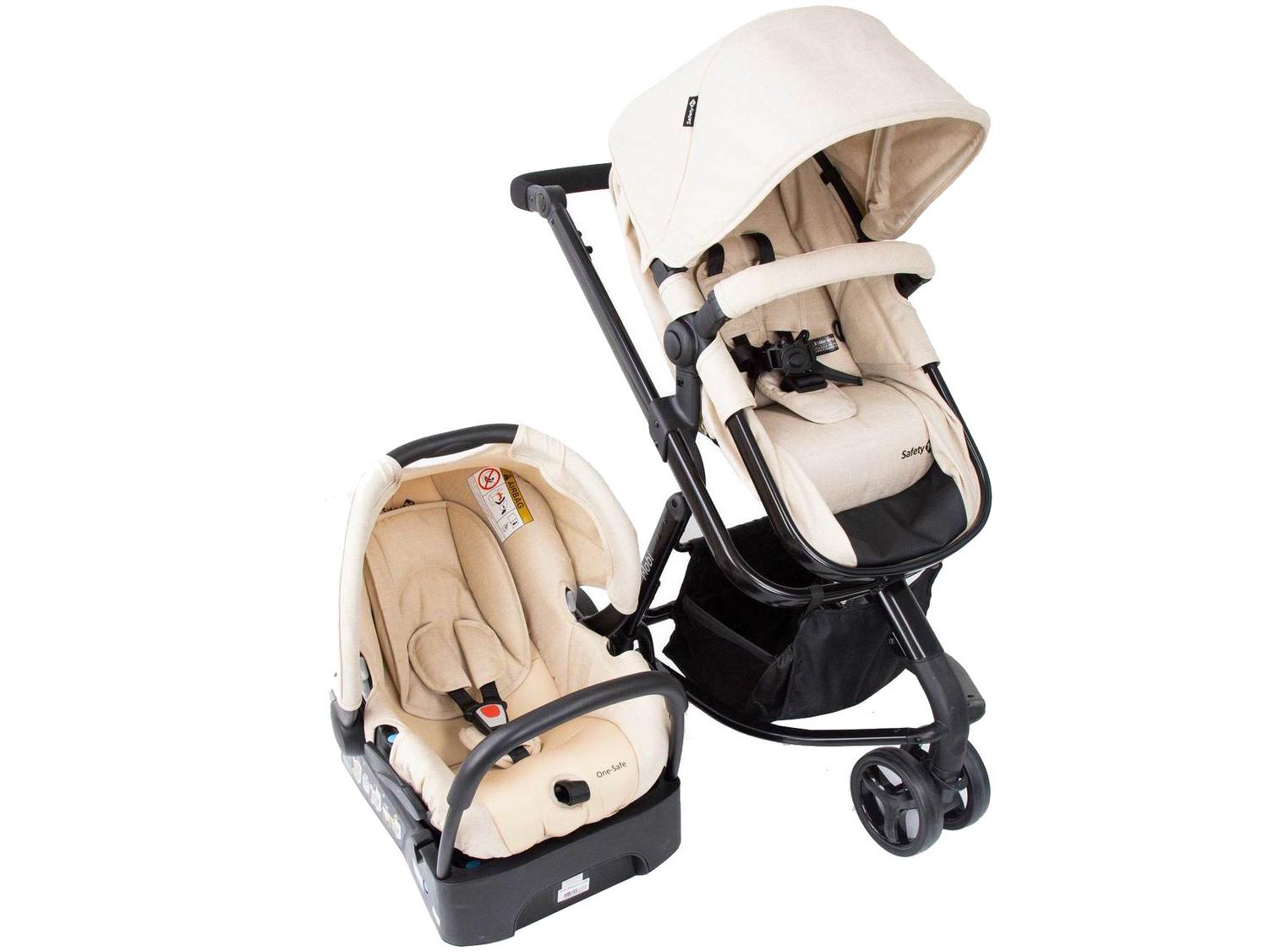 Carrinho de Bebê com Base e Bebê Conforto Safety 1st