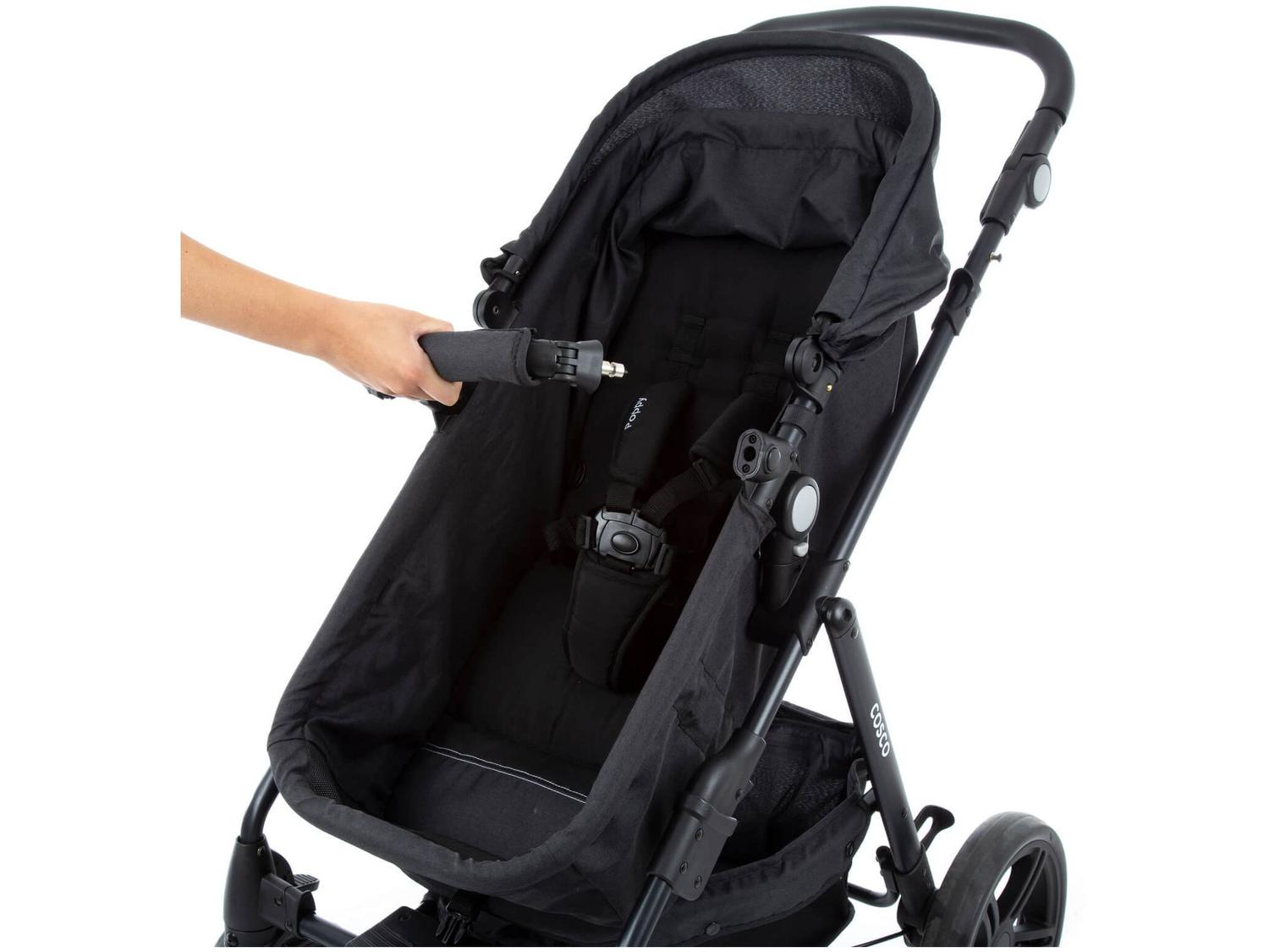 Carrinho de Bebê com Bebê Conforto Cosco Kids