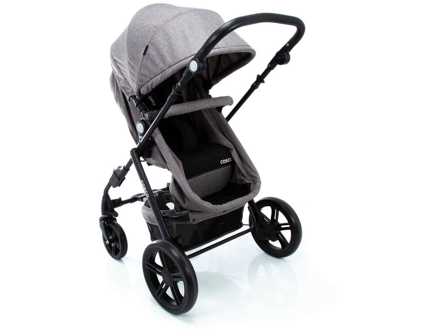 Carrinho de Bebê com Bebê Conforto Cosco Kids