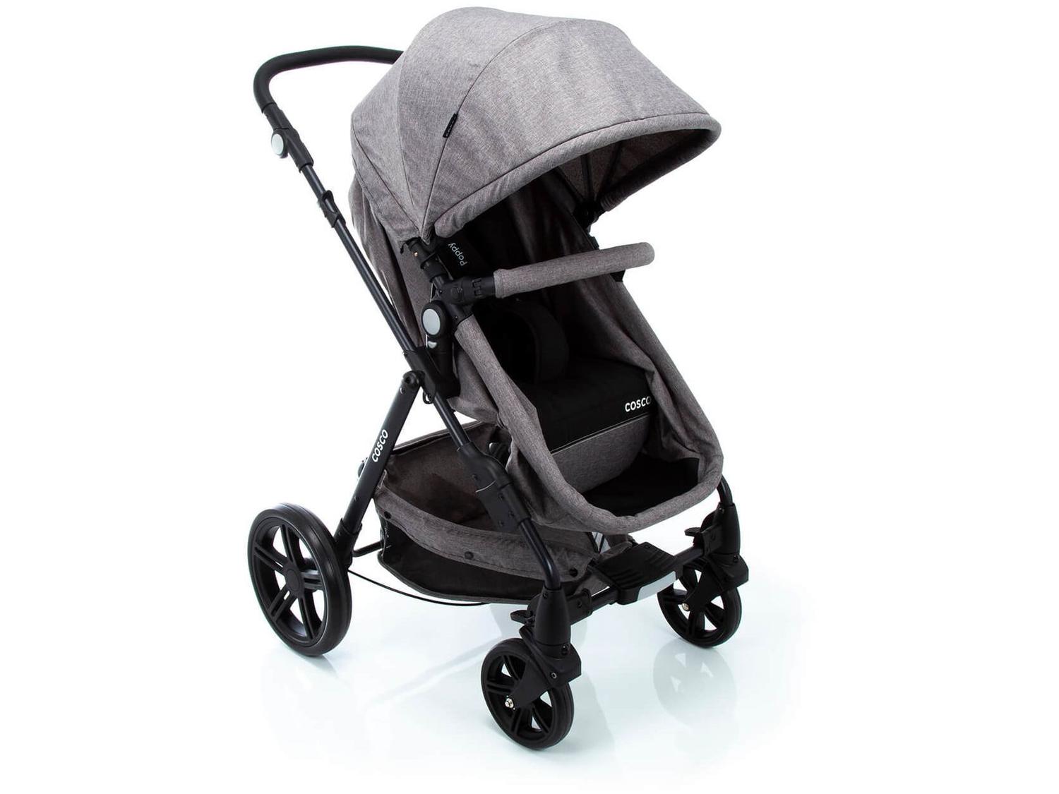 Carrinho de Bebê com Bebê Conforto Cosco Kids