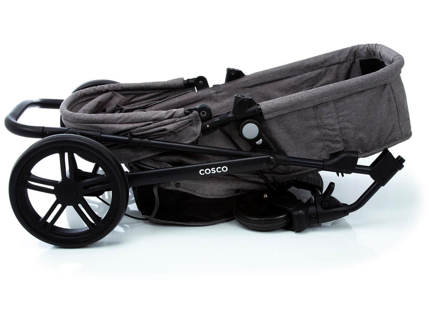 Carrinho de Bebê com Bebê Conforto Cosco Kids