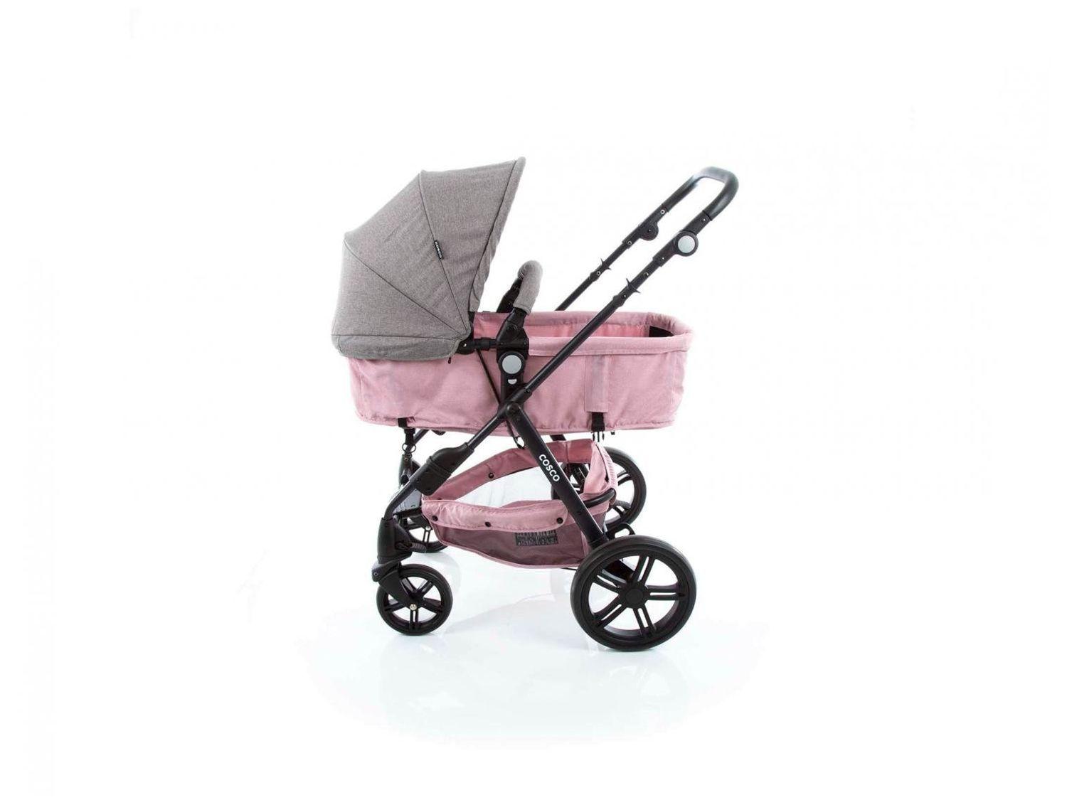 Carrinho de Bebê com Bebê Conforto Cosco Kids