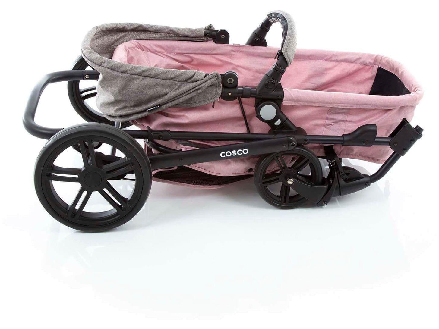 Carrinho de Bebê com Bebê Conforto Cosco Kids