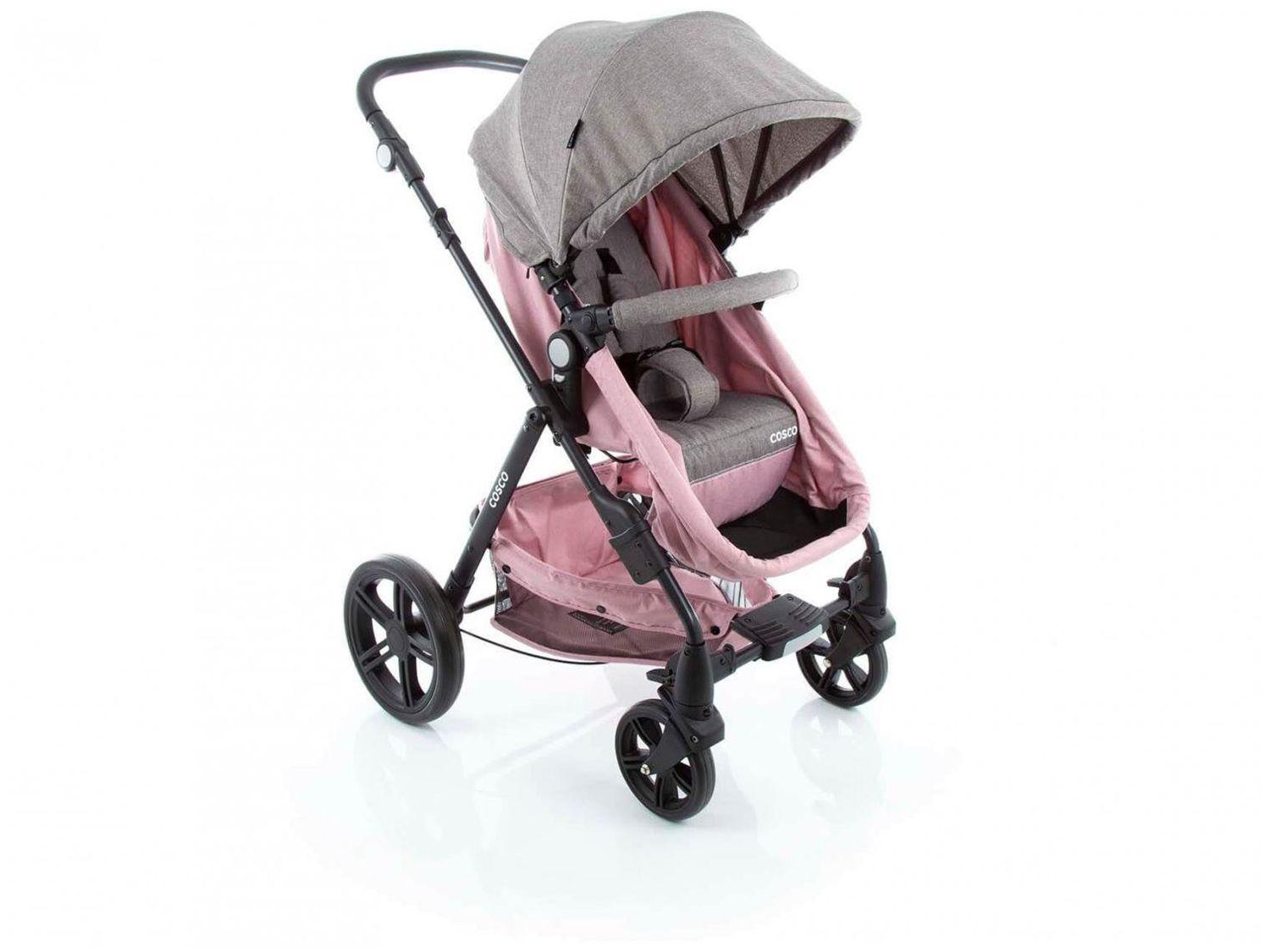 Carrinho de Bebê com Bebê Conforto Cosco Kids