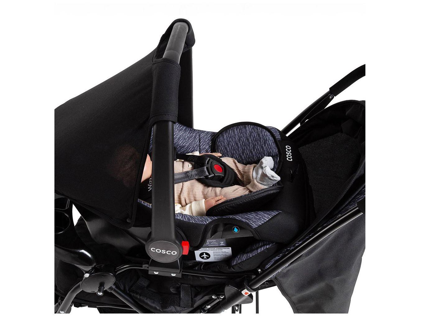Carrinho de Bebê com Bebê Conforto Cosco Kids