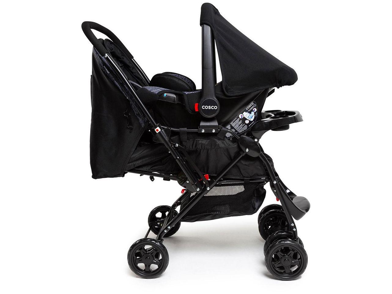 Carrinho de Bebê com Bebê Conforto Cosco Kids