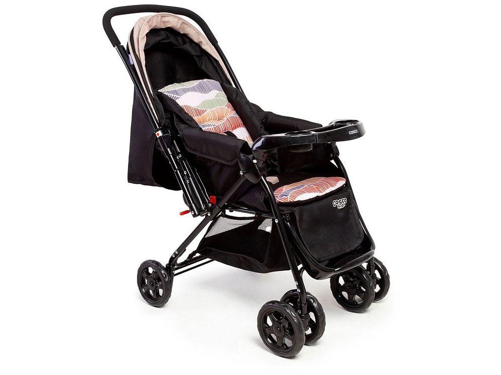 Carrinho de Bebê com Bebê Conforto Cosco Kids Travel System Reverse 4 Rodas 0 a 15kg