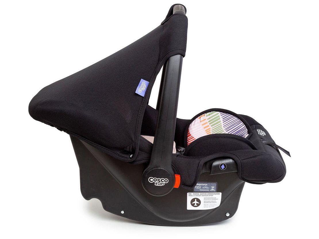 Carrinho de Bebê com Bebê Conforto Cosco Kids Travel System Reverse 4 Rodas 0 a 15kg