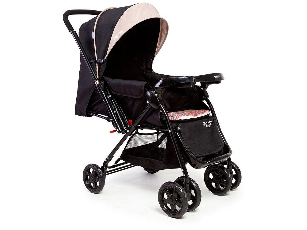 Carrinho de Bebê com Bebê Conforto Cosco Kids Travel System Reverse 4 Rodas 0 a 15kg