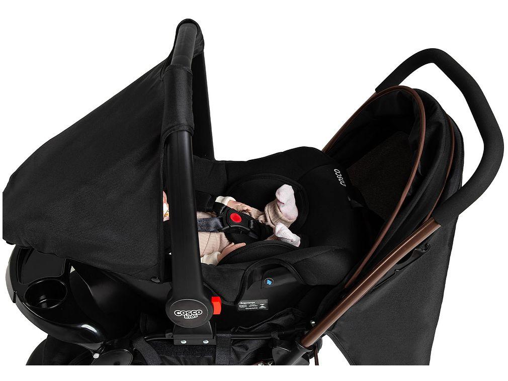 Carrinho de Bebê com Bebê Conforto Cosco Kids Travel System TS DUO Reverse 0 a 15kg