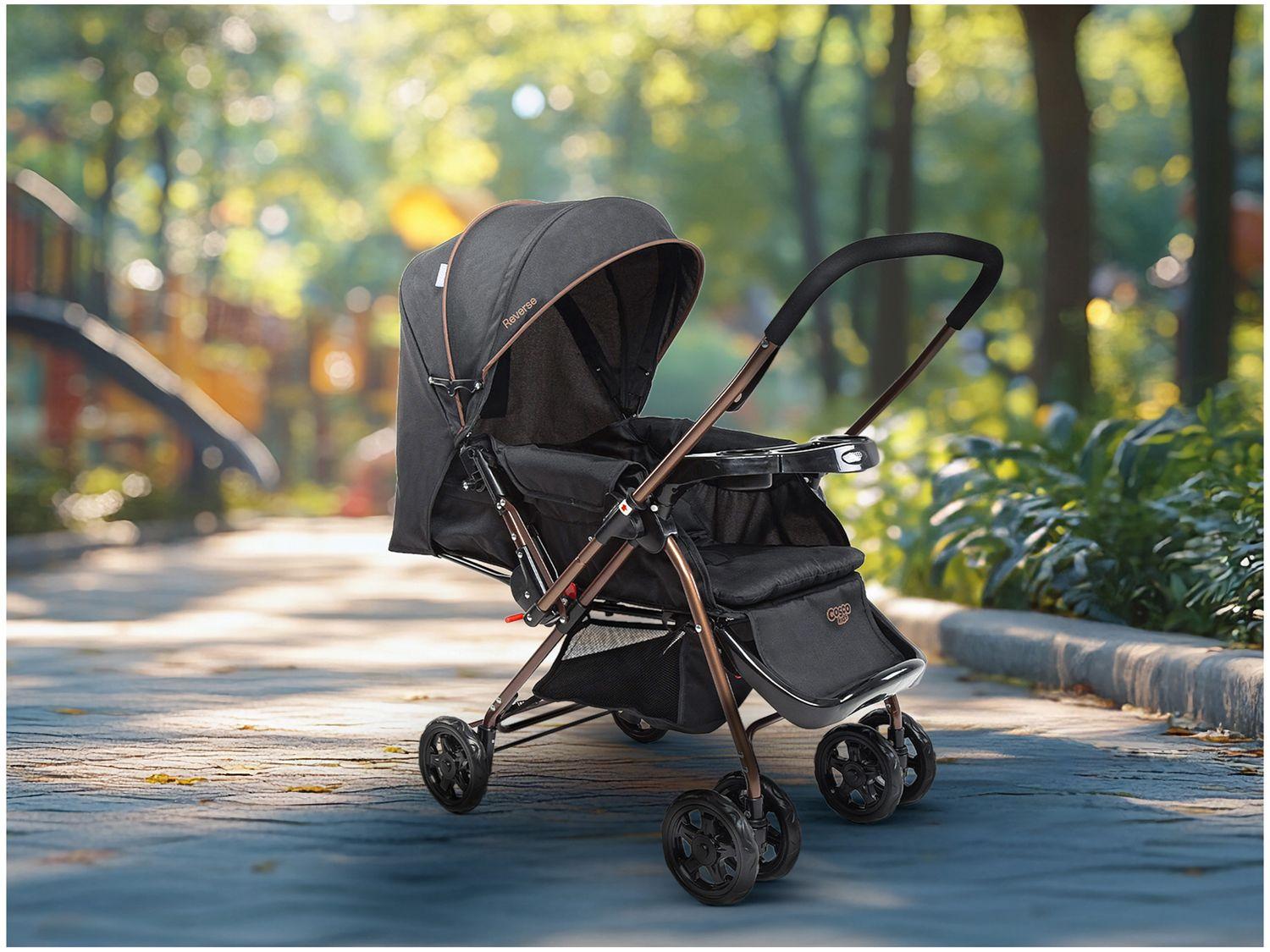 Carrinho de Bebê com Bebê Conforto Cosco Kids Travel System TS DUO Reverse 0 a 15kg