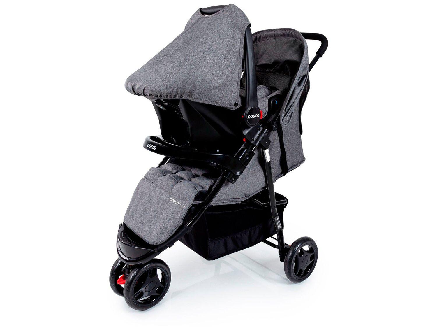 Carrinho de Bebê com Bebê Conforto Cosco Toffy