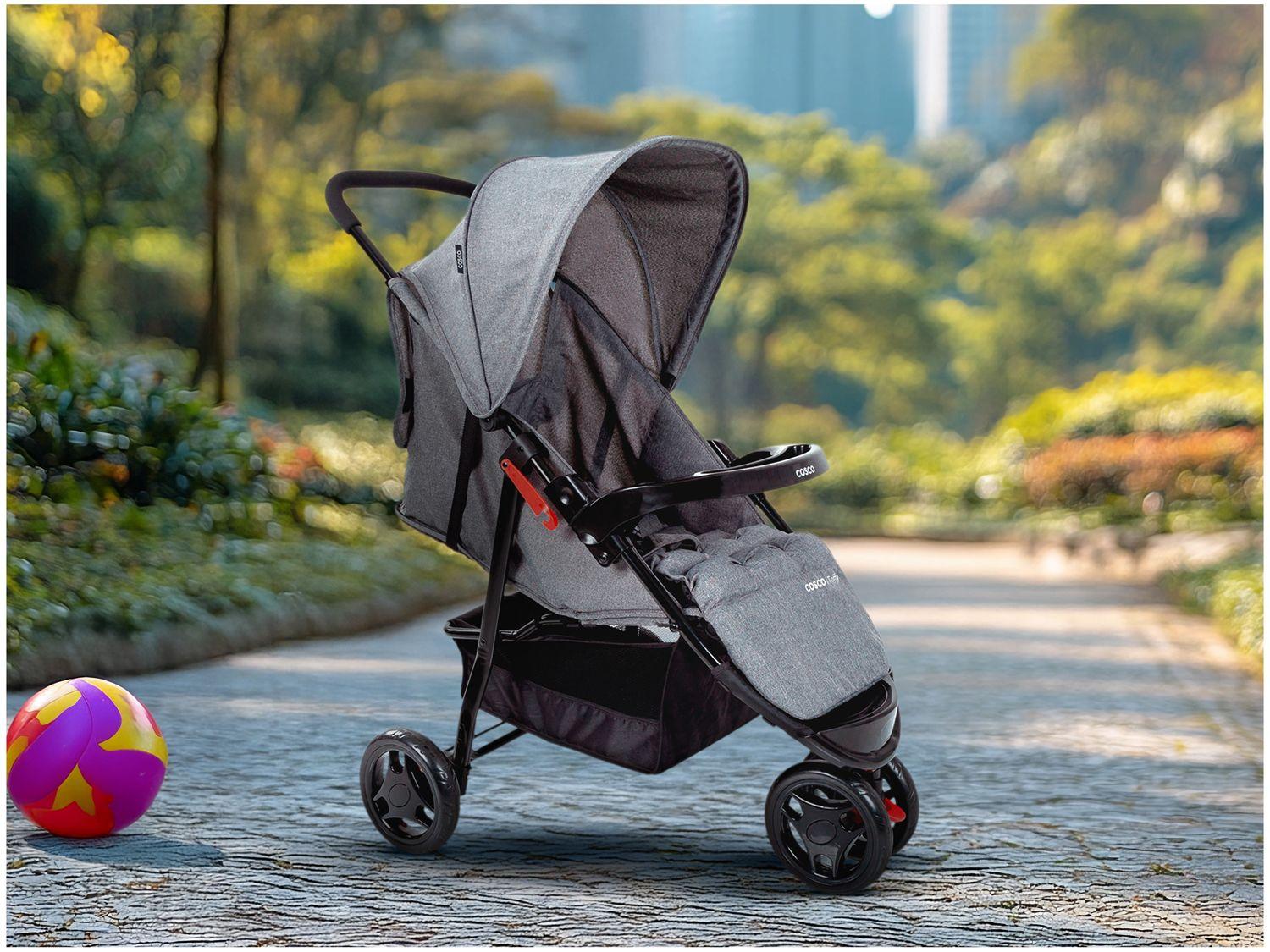 Carrinho de Bebê com Bebê Conforto Cosco Toffy