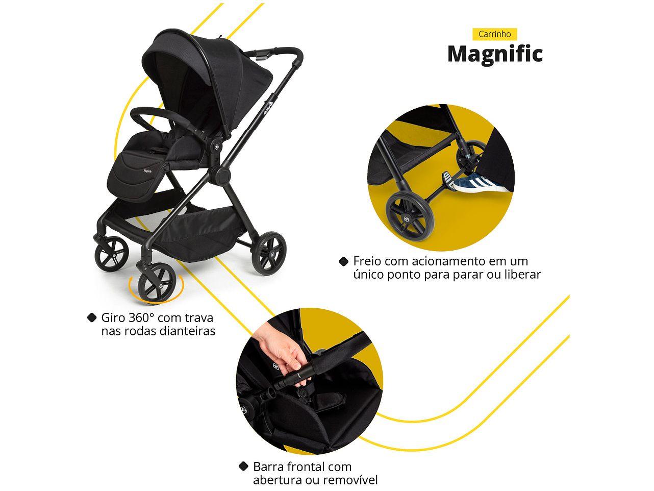 Carrinho de Bebê com Bebê Conforto Safety 1st