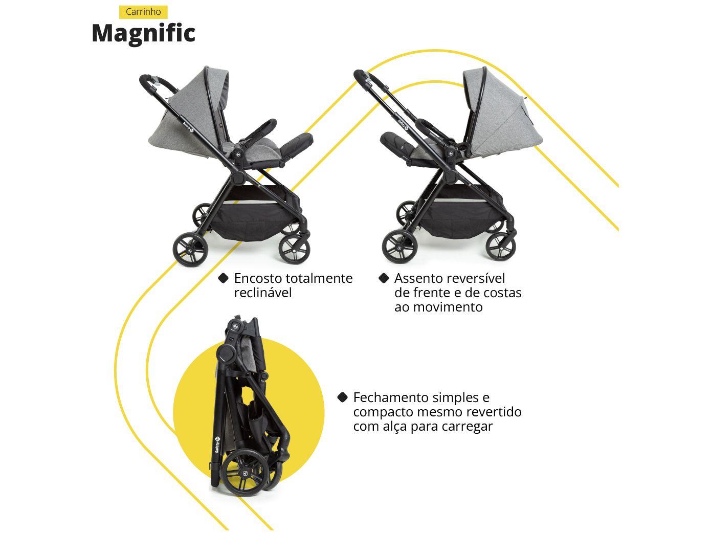 Carrinho de Bebê com Bebê Conforto Safety 1st