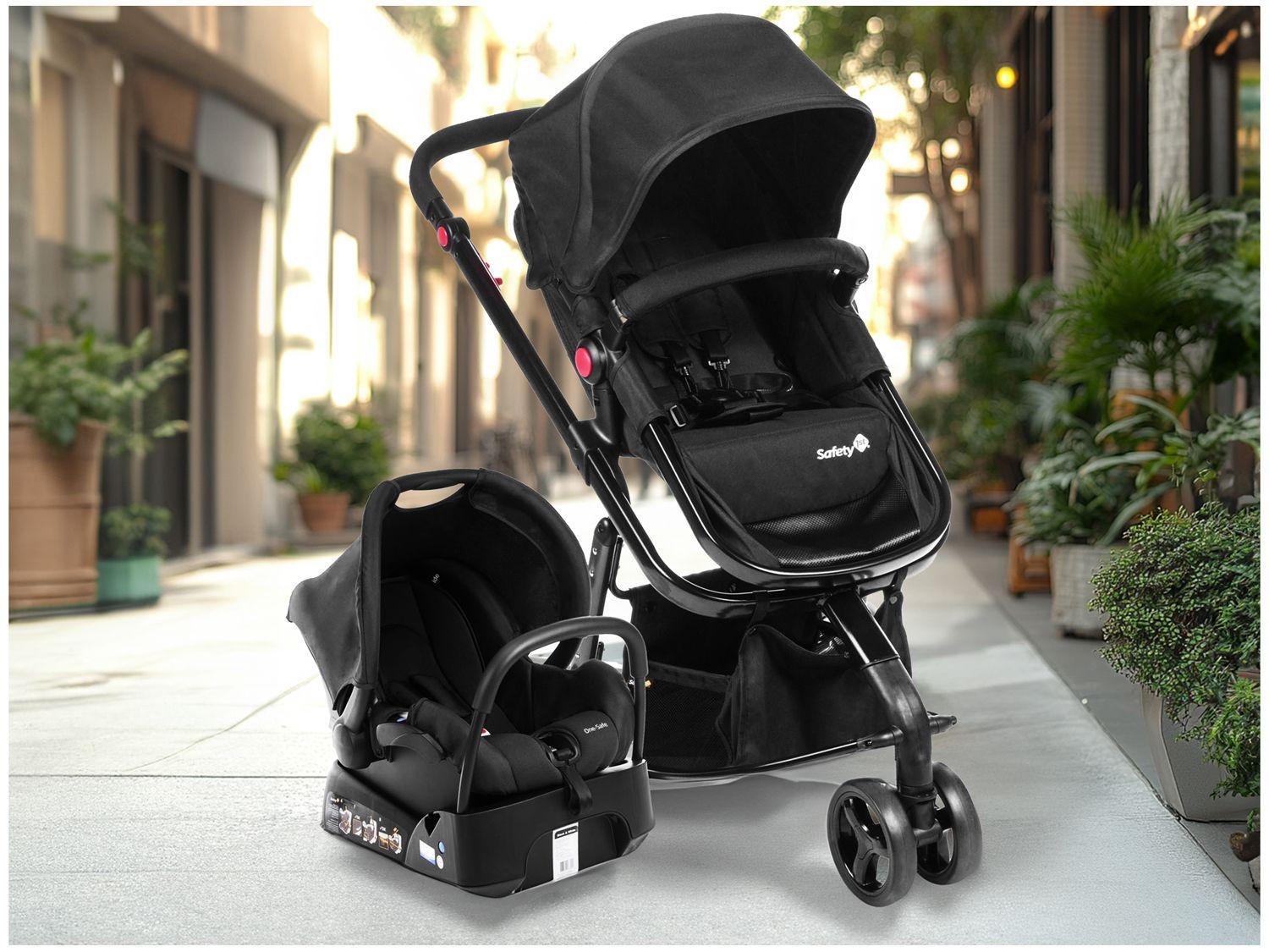Carrinho de Bebê com Bebê Conforto Safety 1st