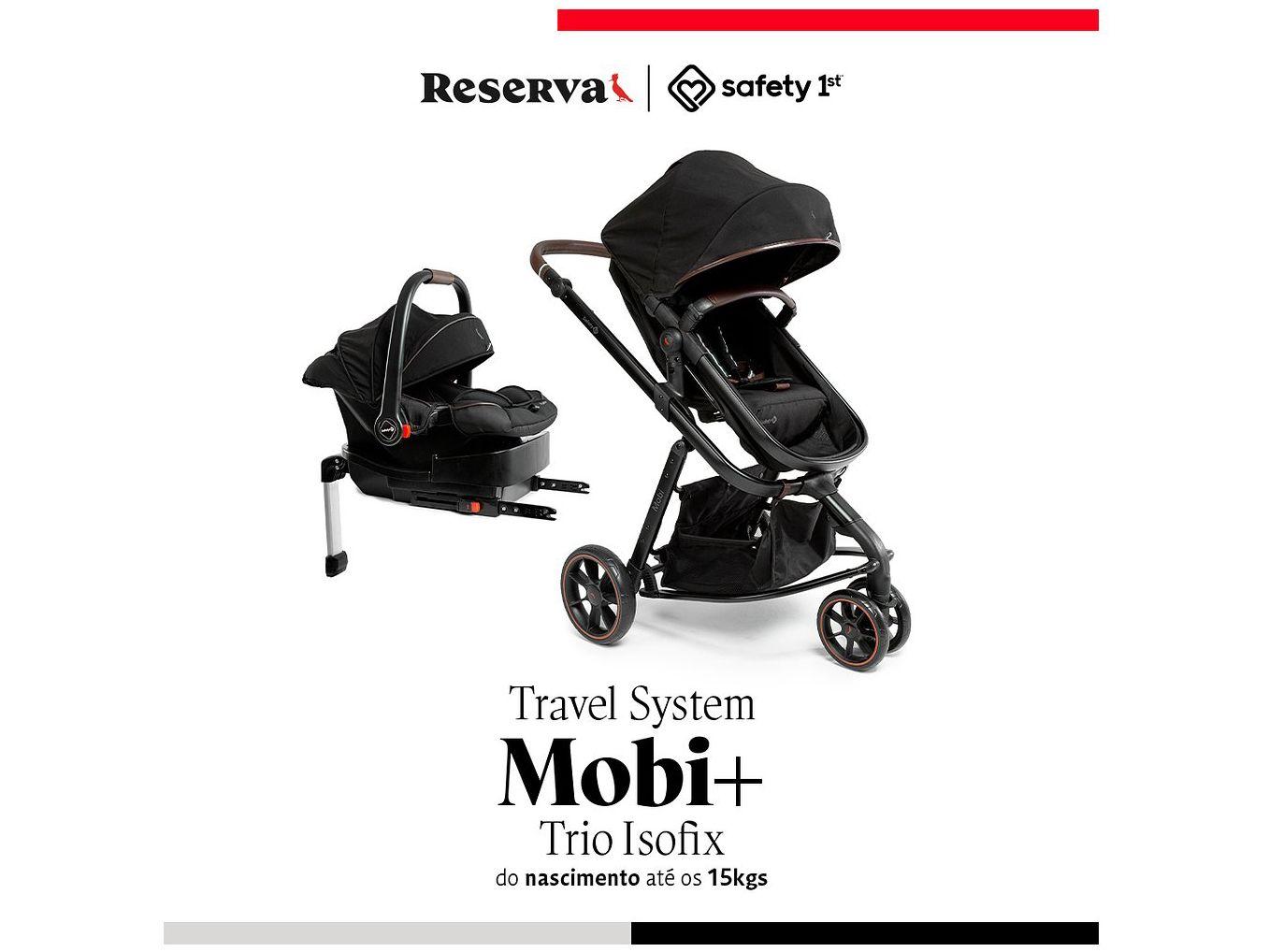 Carrinho de Bebê com Bebê Conforto Safety 1st