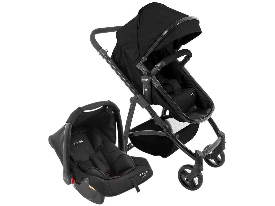 Carrinho de Bebê com Bebê Conforto Voyage 4 Rodas - Travel System VIP ...