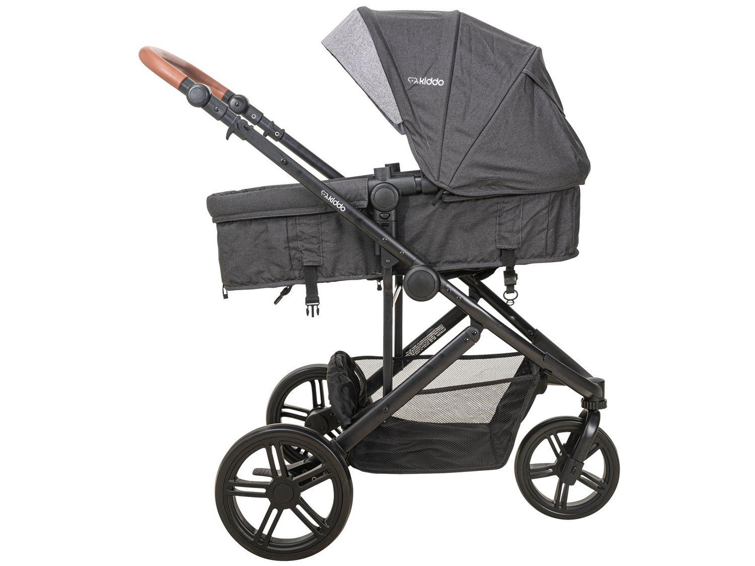 Carrinho de Bebê com Moisés Kiddo Trek 3 Rodas