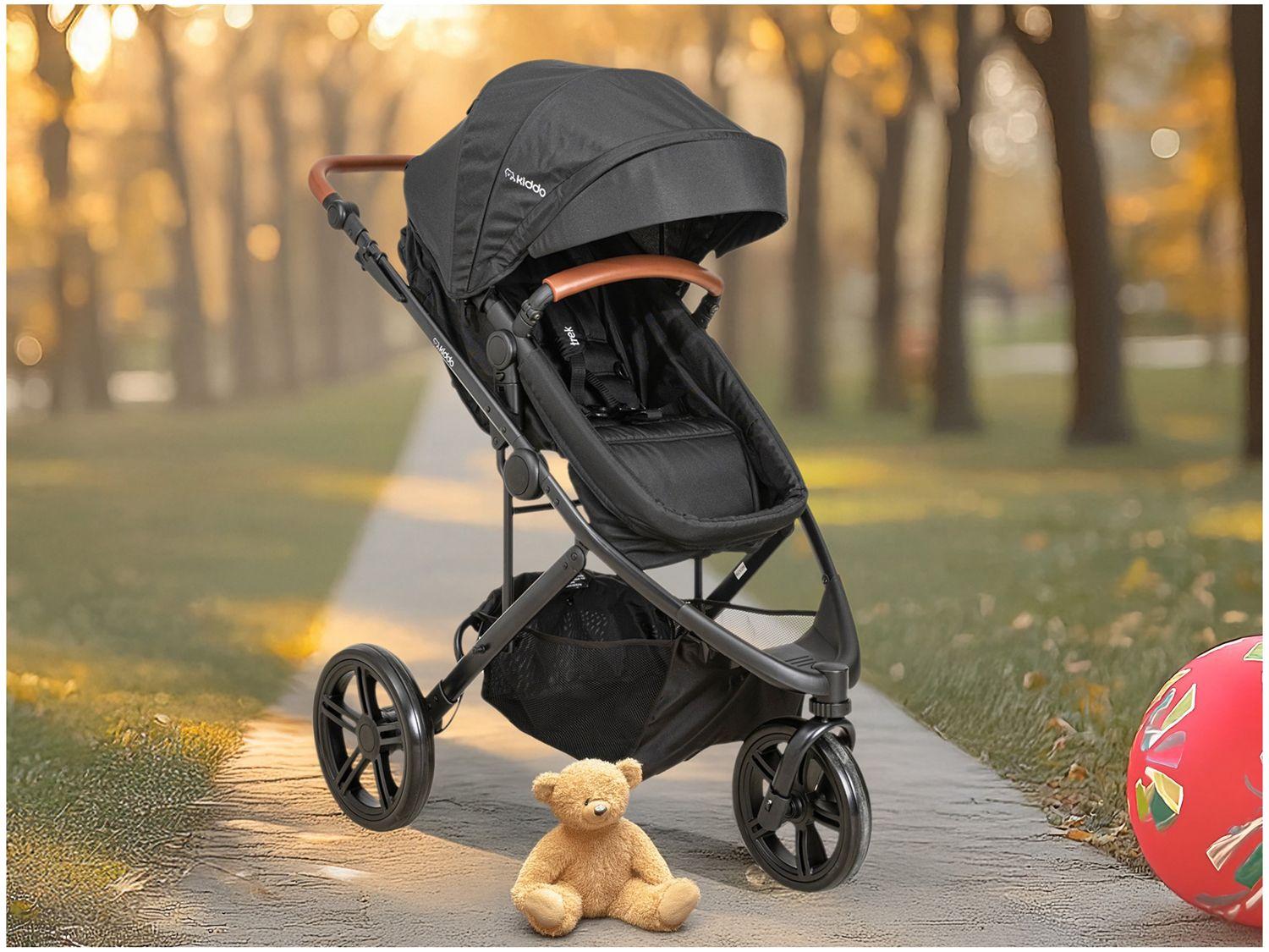 Carrinho de Bebê com Moisés Kiddo Trek 3 Rodas
