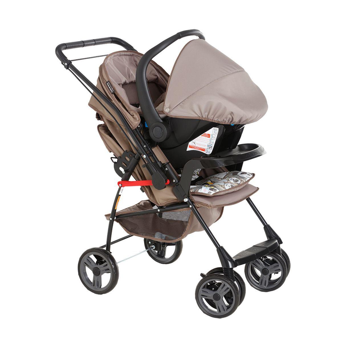 Carrinho De Bebe Galzerano 1016ppa Milano Reversivel Ii Preto Panda Carrinho De Bebe Magazine Luiza