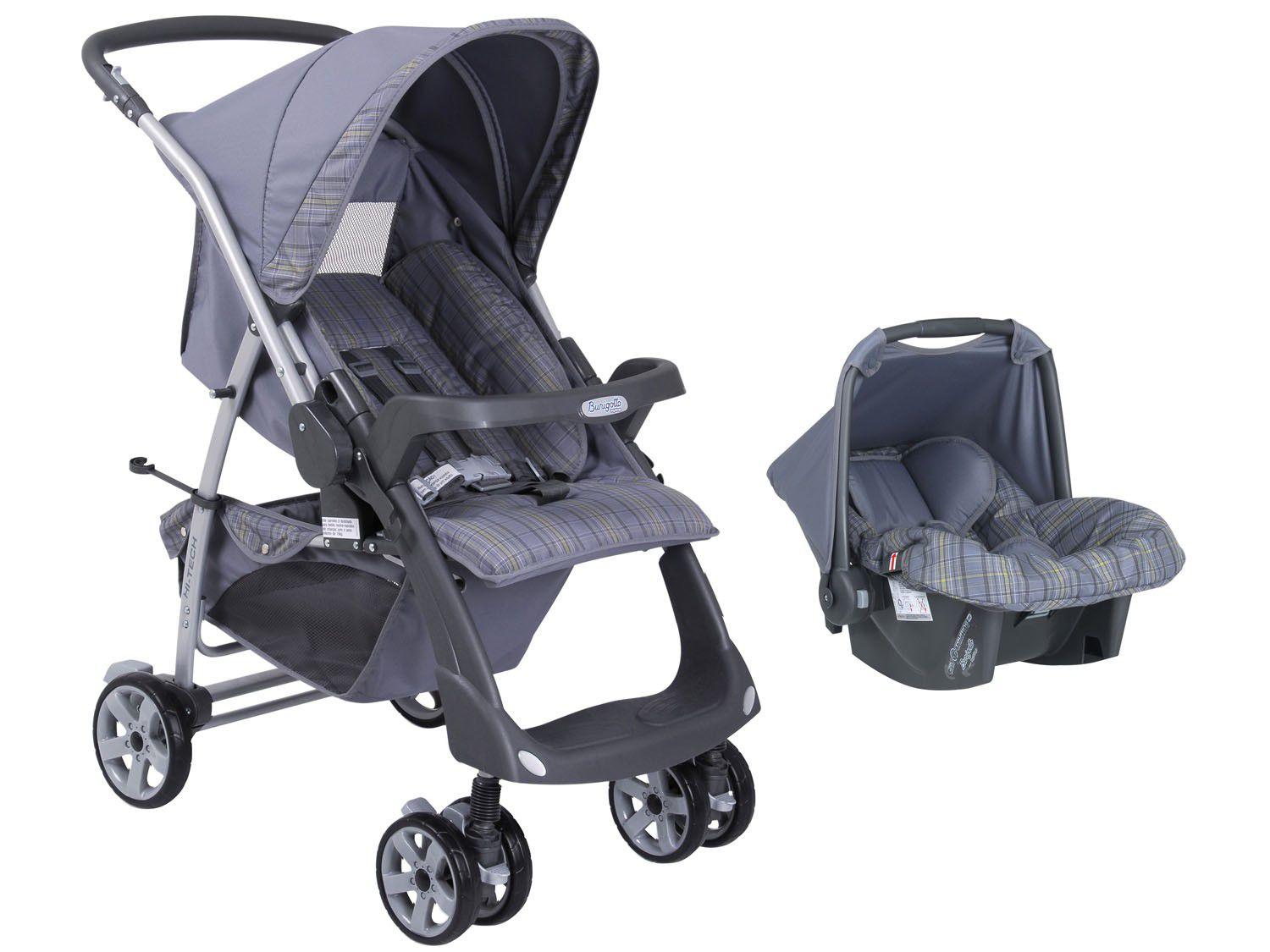 Carrinho com Bebe Conforto Fisher Price Hero Cinza ...