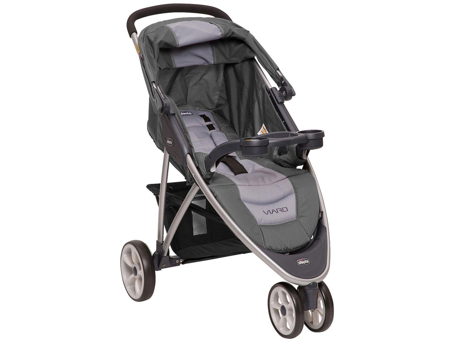 Carrinho de Bebê Passeio Chicco Viaro Reclinável - 3 Posições para Crianças  até 15kg - Passeio do Bebê - Magazine Luiza