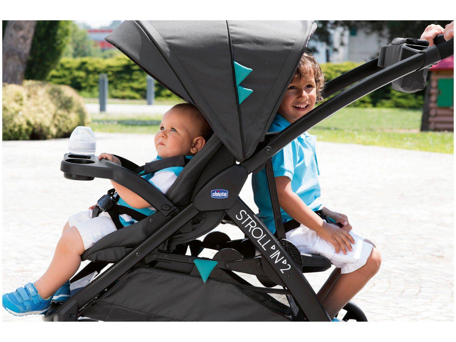Carrinho De Bebe Passeio Duplo Chicco Strollin2 Octane Reclinavel 2 Posicoes Passeio Do Bebe Magazine Luiza