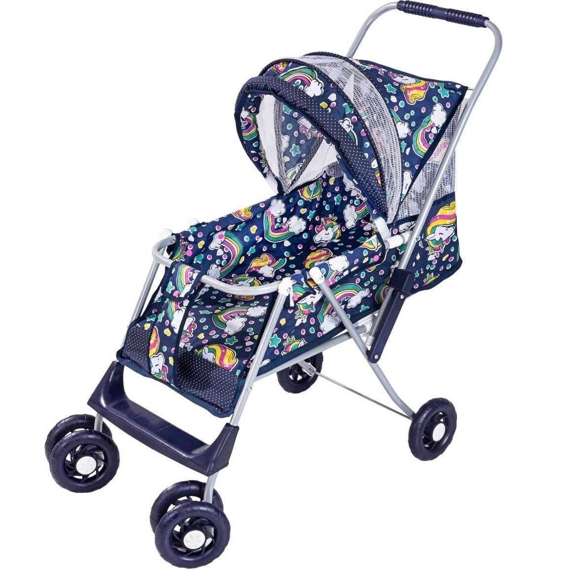 Carrinho De Bebê Reborn Boneca Luxo Unicórnio - Mep Kids - Carrinho de ...