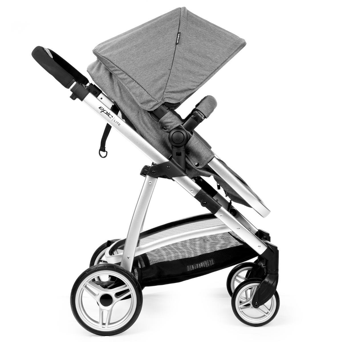 Carrinho de Bebê Travel System Infanti Epic Lite Trio Grey Classic