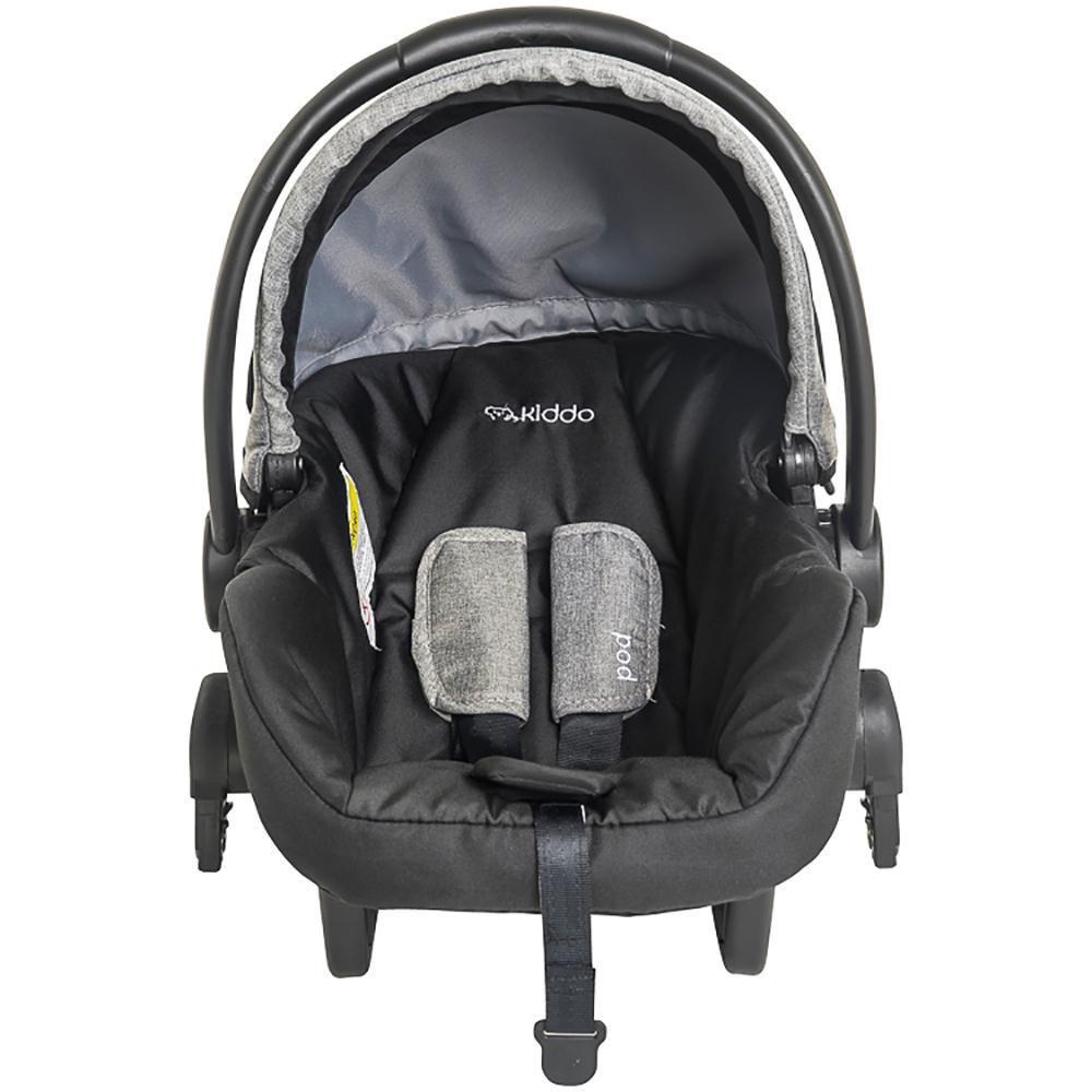 Carrinho de Bebe Berço Passeio Moises Kiddo Winner II Preto - Maçã Verde  Baby