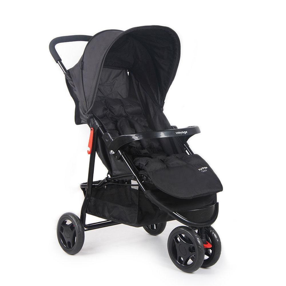 Carrinho de Bebê Voyage Delta Preto - IMP01474 - Carrinho de Bebê