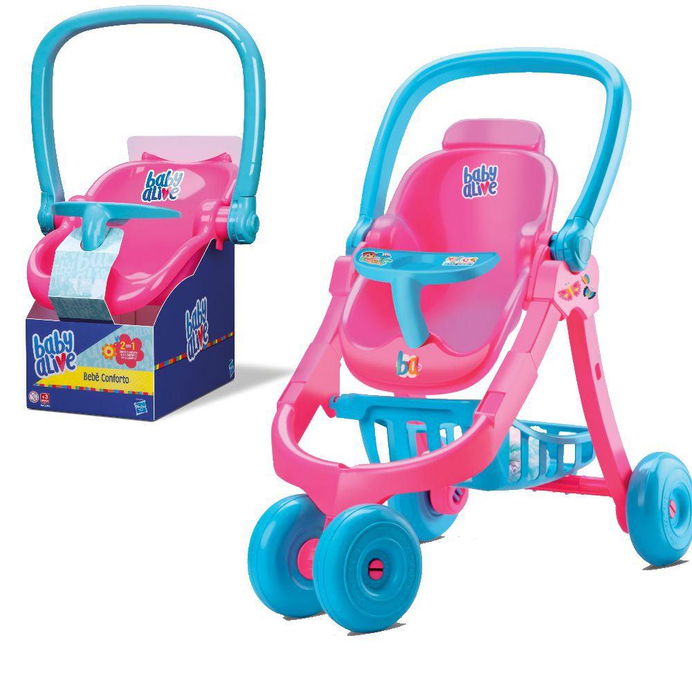 Carrinho De Boneca Bebe Conforto Baby Alive Divertoys Carrinho De Boneca Magazine Luiza