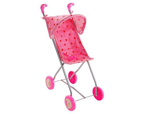Carrinho de Boneca Semi Luxo 1 Rosa