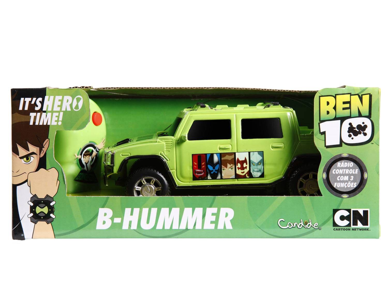 Carrinho de Controle Remoto Ben 10 B-Hummer - 3 Funções - Candide ...