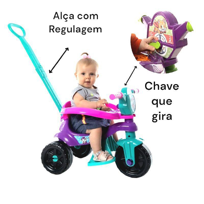 Carrinho Motoca De Passeio Infantil Criança Bebe Protetor